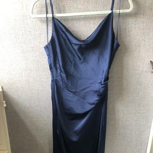 Pookie and Sebastien mid-length blue dress size s